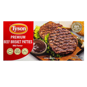 Beef Brisket Patties BBQ Flavour 1.2kg